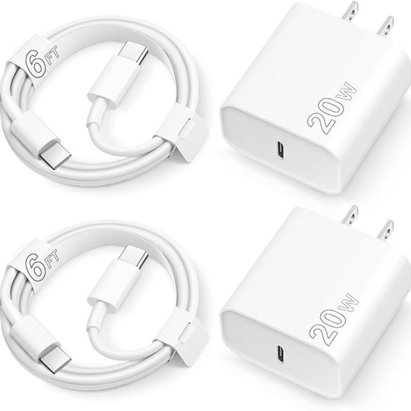 iPhone Chargers USB C Wall Charger - Picture 1 of 7